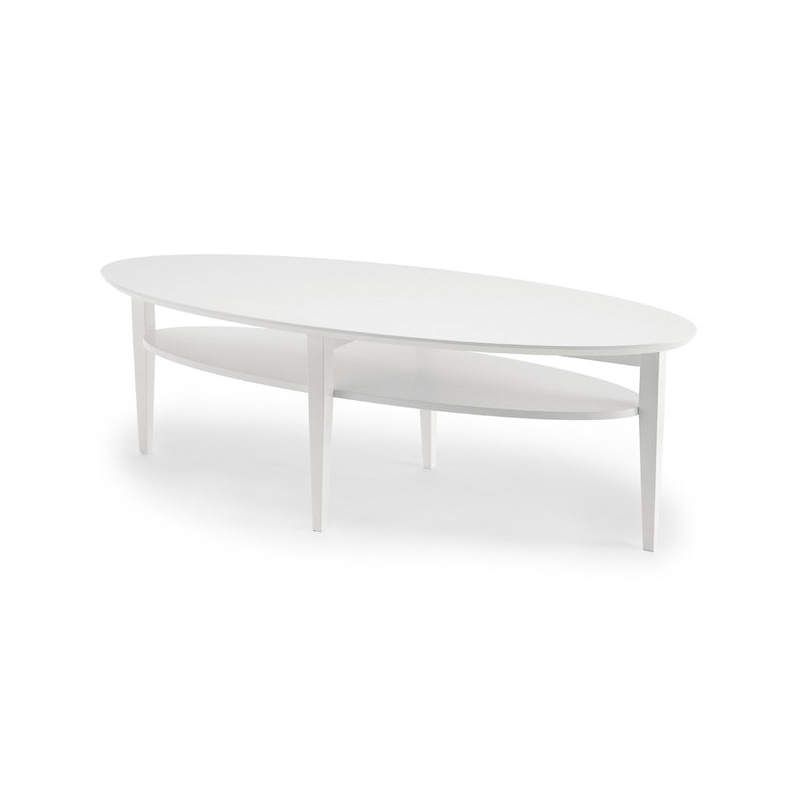 TANGO soffbord ellips 160 vitbets